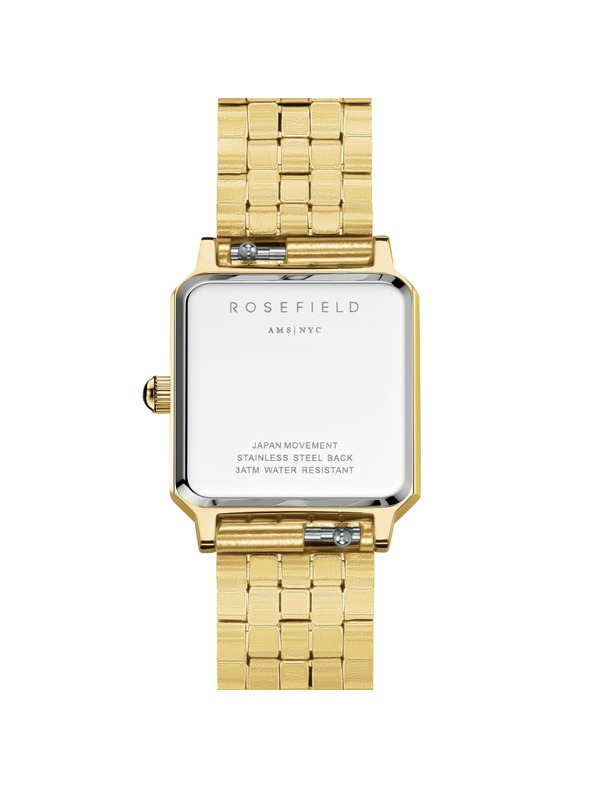 Rosefield Дамски квадратен часовник Rosefield Boxelle BWGSG-B01