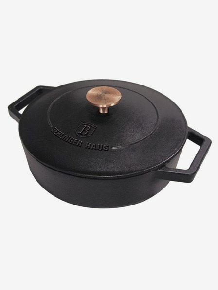 Berlingerhaus Чугунен съд за печене с капак 26 см BERLINGERHAUS Black Rose Collection
