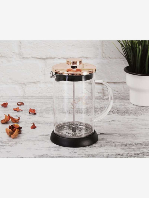 Berlingerhaus Каничка за чай и кафе French Press 600 ml Колекция Rosegold BERLINGERHAUS