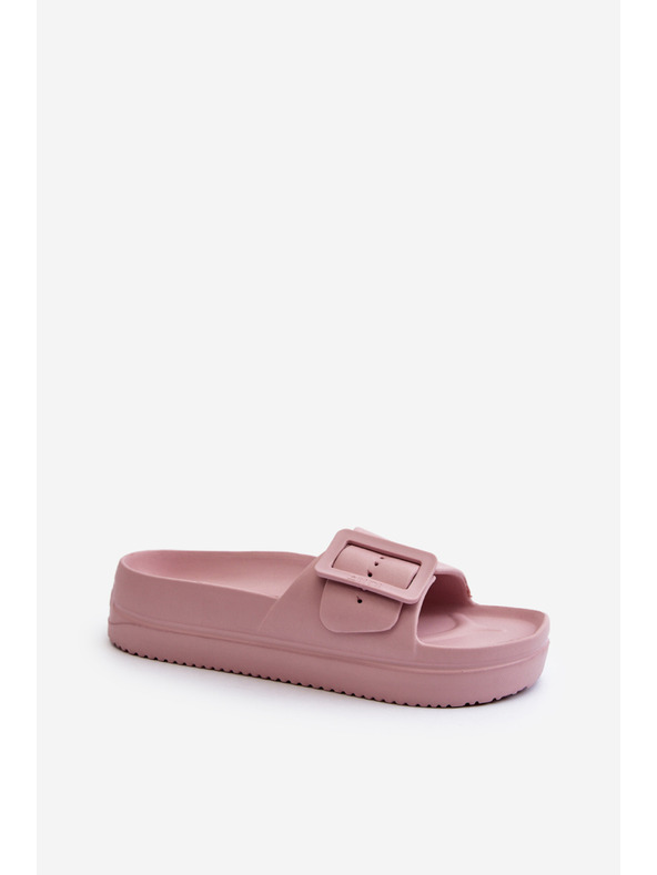 BIG STAR SHOES Дамски пенести обувки на платформа с катарама Big Star розови