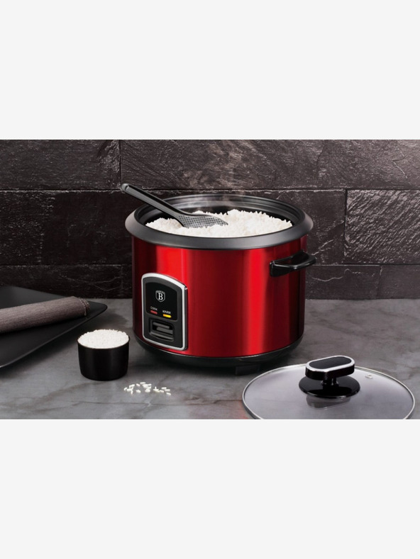 Berlingerhaus Готварска печка за ориз 1,8 л Burgundy Metallic Line BERLINGERHAUS