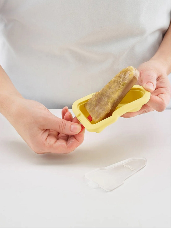 Lékué Жълт контейнер за сладолед Lékué във формата на ракета