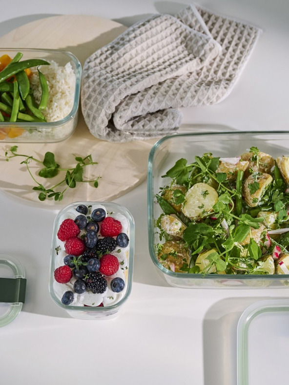 Mepal Стъклена кутия за съхранение на храна Mepal EasyClip (1000 ml)