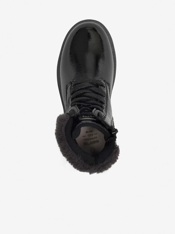 Sam 73 Черни момчешки боти с изкуствен пух SAM 73 Naomi