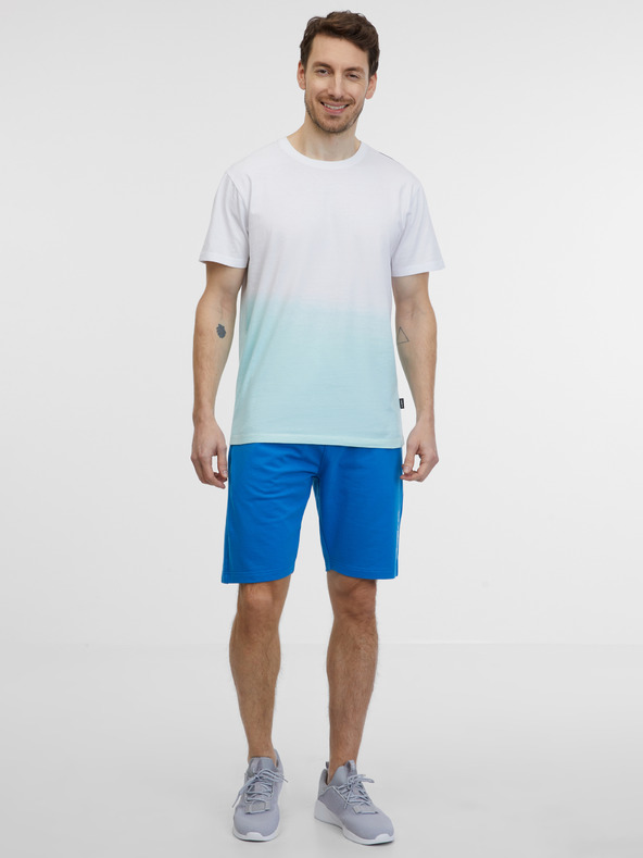 Sam 73 Синя и бяла мъжка тениска SAM 73 Vito