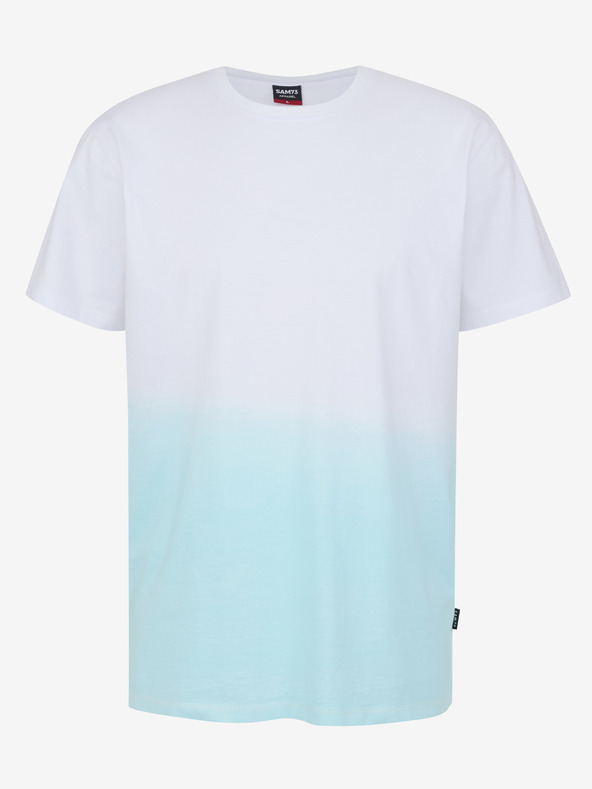 Sam 73 Синя и бяла мъжка тениска SAM 73 Vito