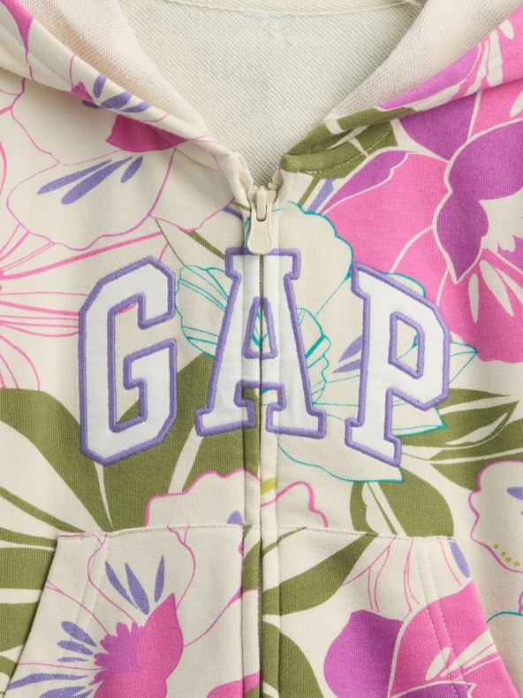 GAP Бебешки суитшърт с логото на GAP