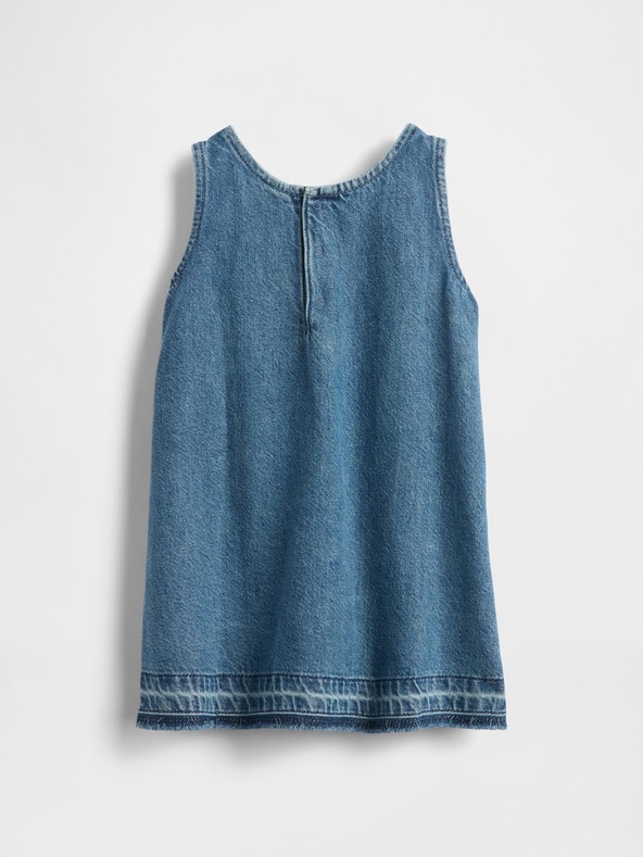 GAP Бебешка chambray рокля UltraSoft Americana GAP