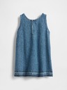 GAP Бебешка chambray рокля UltraSoft Americana GAP