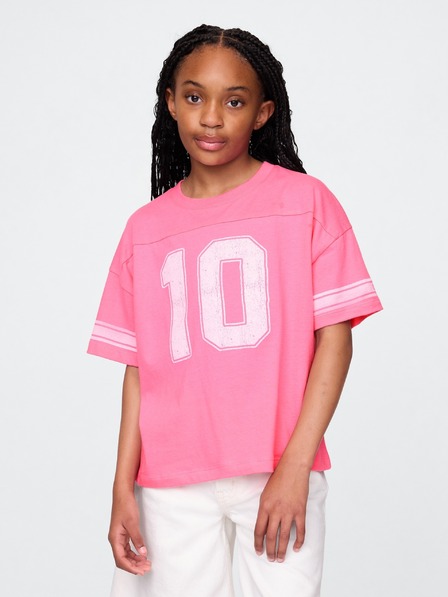 GAP Детска oversize тениска Varsity GAP