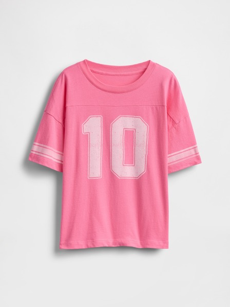 GAP Детска oversize тениска Varsity GAP