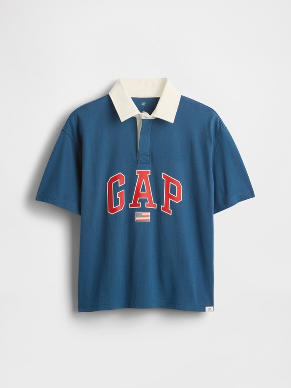 GAP Детска поло тениска Americana GAP