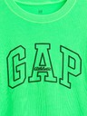 GAP Детска oversize тениска Heavyweight Athletic Logo GAP