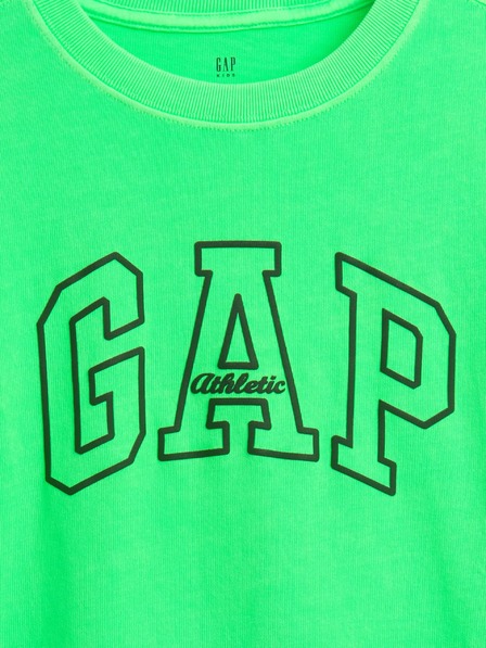 GAP Детска oversize тениска Heavyweight Athletic Logo GAP