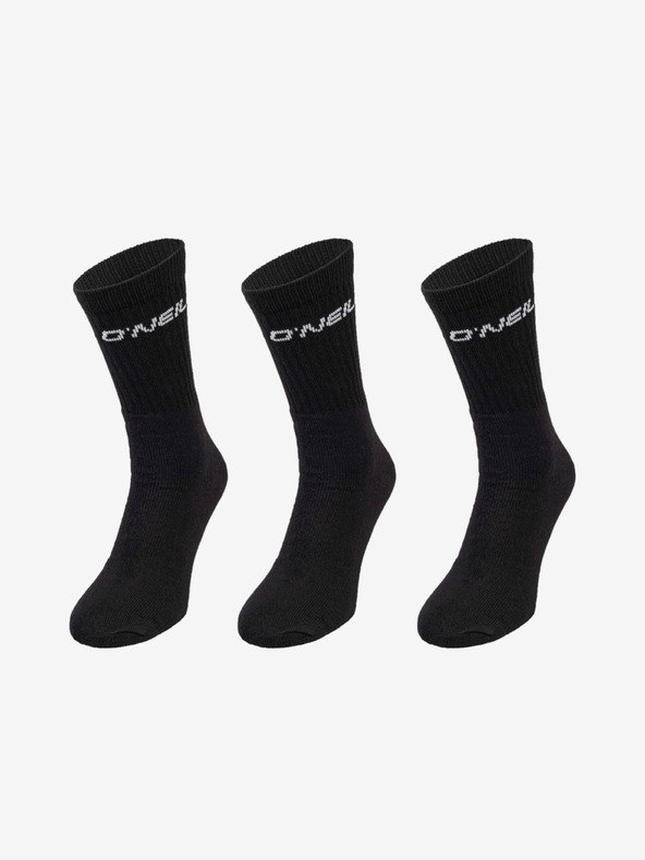 O'Neill Комплект от три чифта чорапи в черно O'Neill Sportsocks 3P