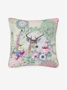 HIP 48 x 48 cm - Зелена и розова възглавница HIP Romini с възможност за обръщане