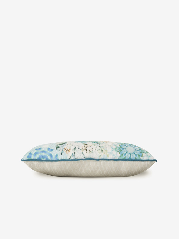 HIP 30 x 60 cm - синьо-кремава двустранна възглавница HIP Camunda