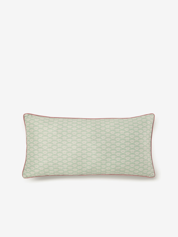 HIP 30 x 60 cm - Зелена и розова възглавница HIP Romini с възможност за обръщане