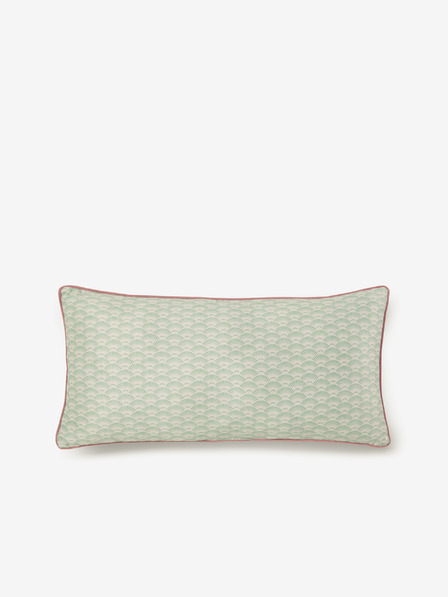 HIP 30 x 60 cm - Зелена и розова възглавница HIP Romini с възможност за обръщане