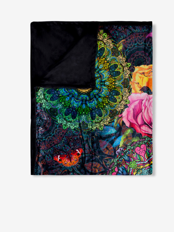 HIP Черна шарена плетка HIP 130 x 160 cm