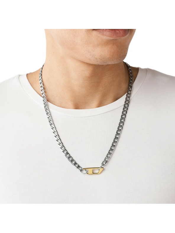 Diesel Мъжко стоманено колие Diesel DX1343040