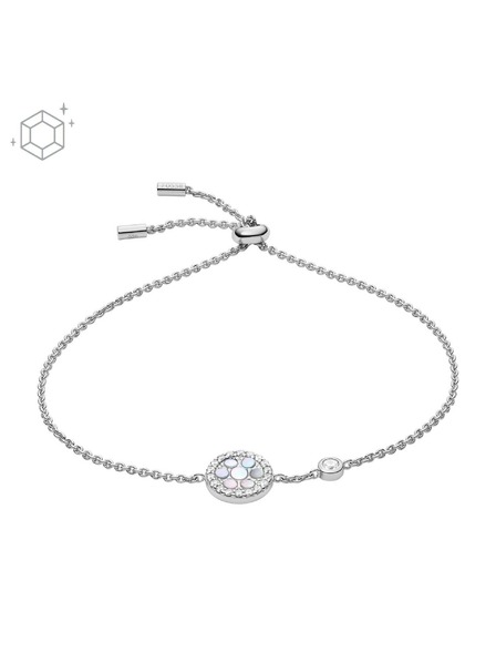 Fossil Дамска сребърна гривна Fossil JFS00519040