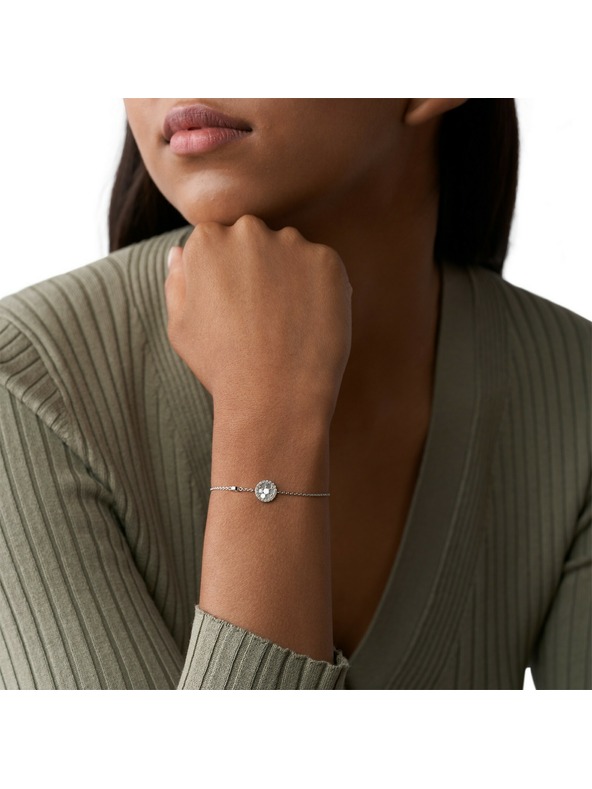 Fossil Дамска сребърна гривна Fossil JFS00519040