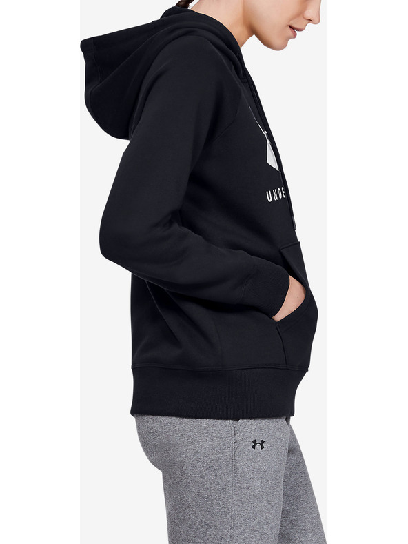 Under Armour Дамски суитшърт Under Armour RIVAL FLEECE SPORTSTYLE GRAPHIC HOODIE-B