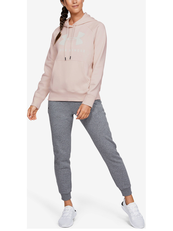 Under Armour Дамски суитшърт Under Armour RIVAL FLEECE SPORTSTYLE GRAPHIC HOODIE-B